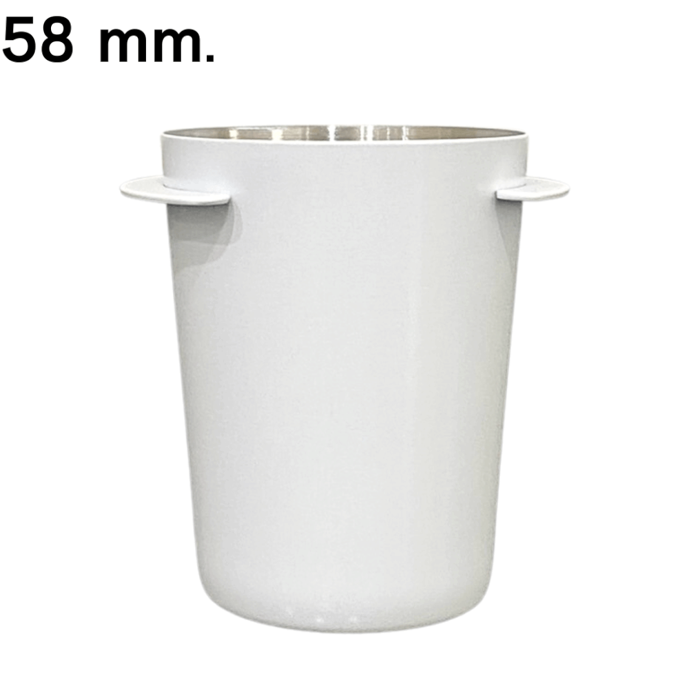 ถ้วยโดส ETZEL ตวงเมล็ดกาแฟ รองผงกาแฟไม่ให้หก สำหรับด้ามชงกาแฟ 58mm สีขาว